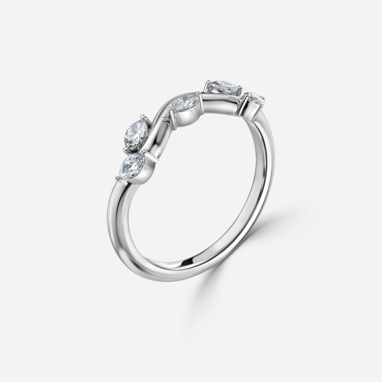 Nova Moissanite Stackable Ring